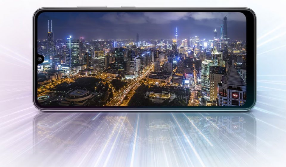 6.4 INCHES SUPER AMOLED DISPLAY