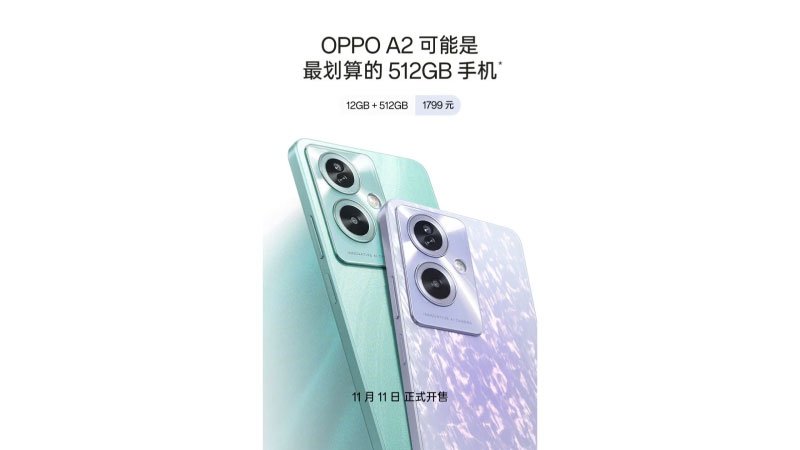 Oppo A2 5G Specifications