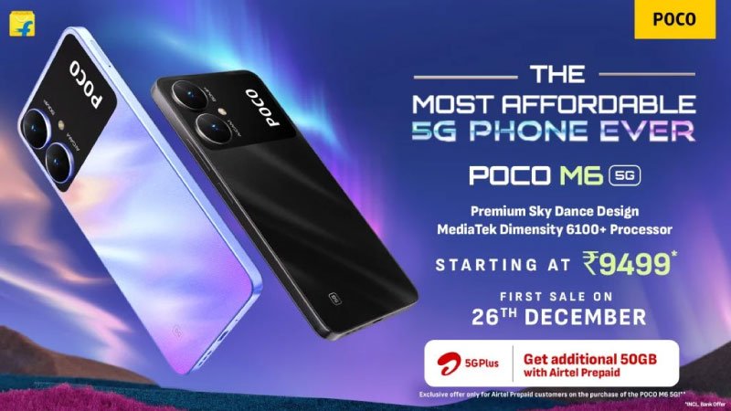 POCO-M6-5G-launched-India-Price-Specifications